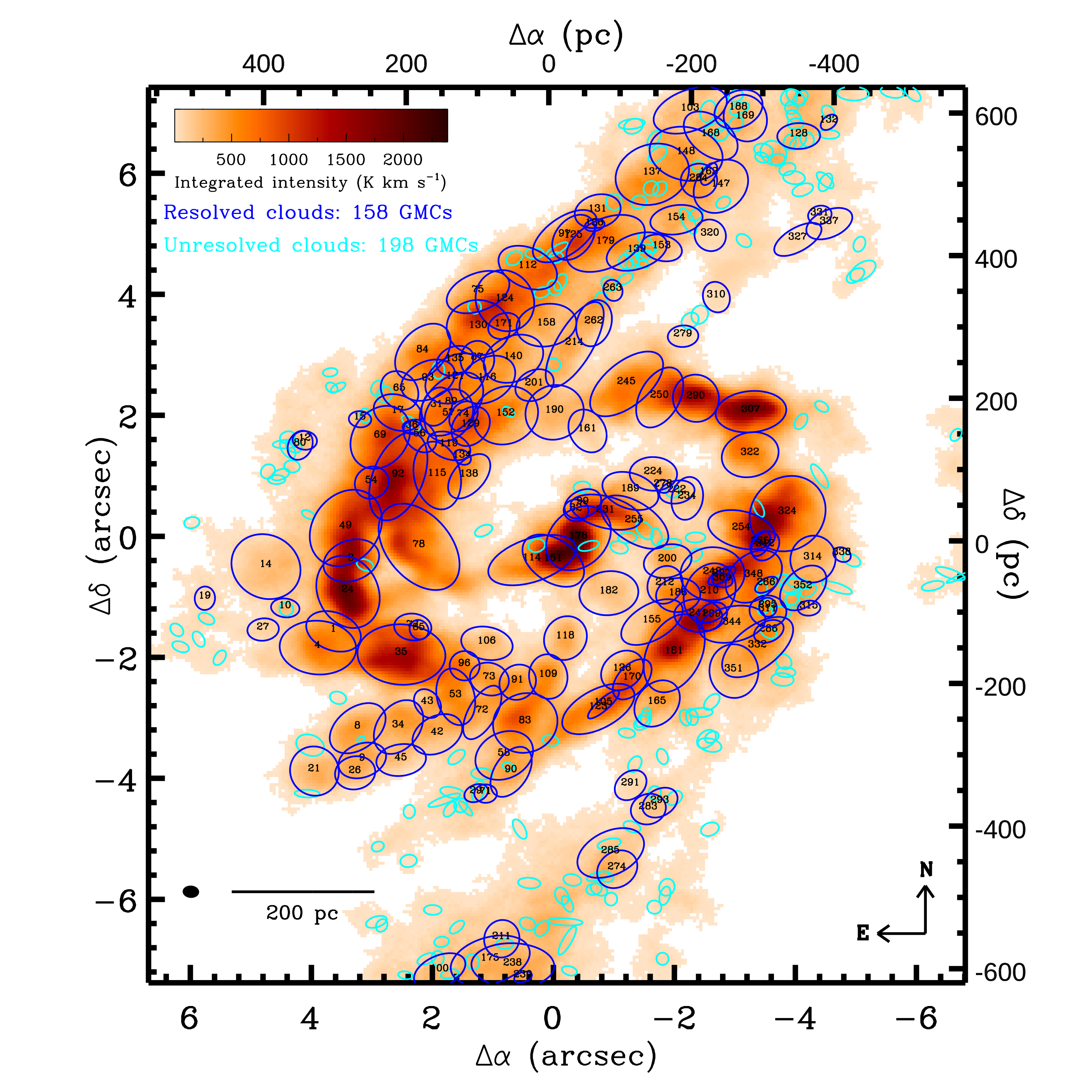 ALMA 12CO(1-0) moment map of NGC 613